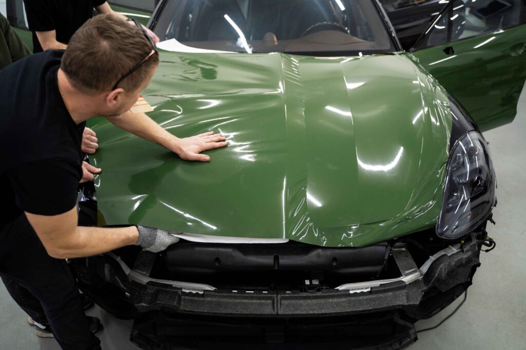 van vinyl wrapping removal