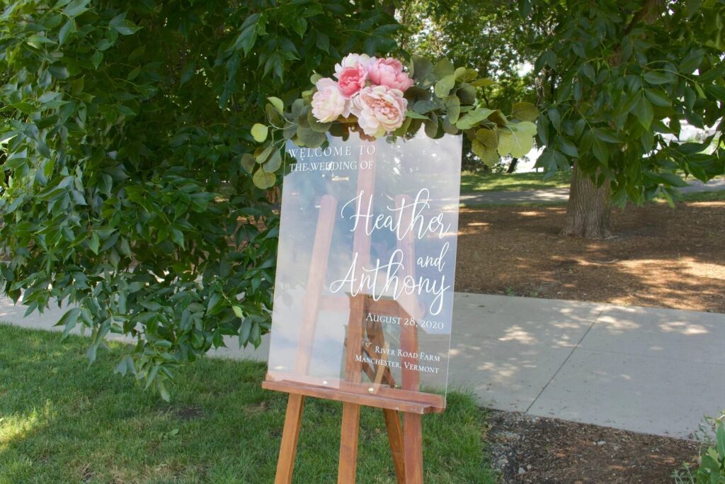 Frosted Acrylic Welcome Signs