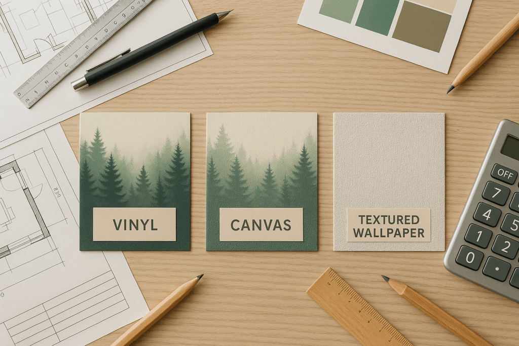 Material for wall mural