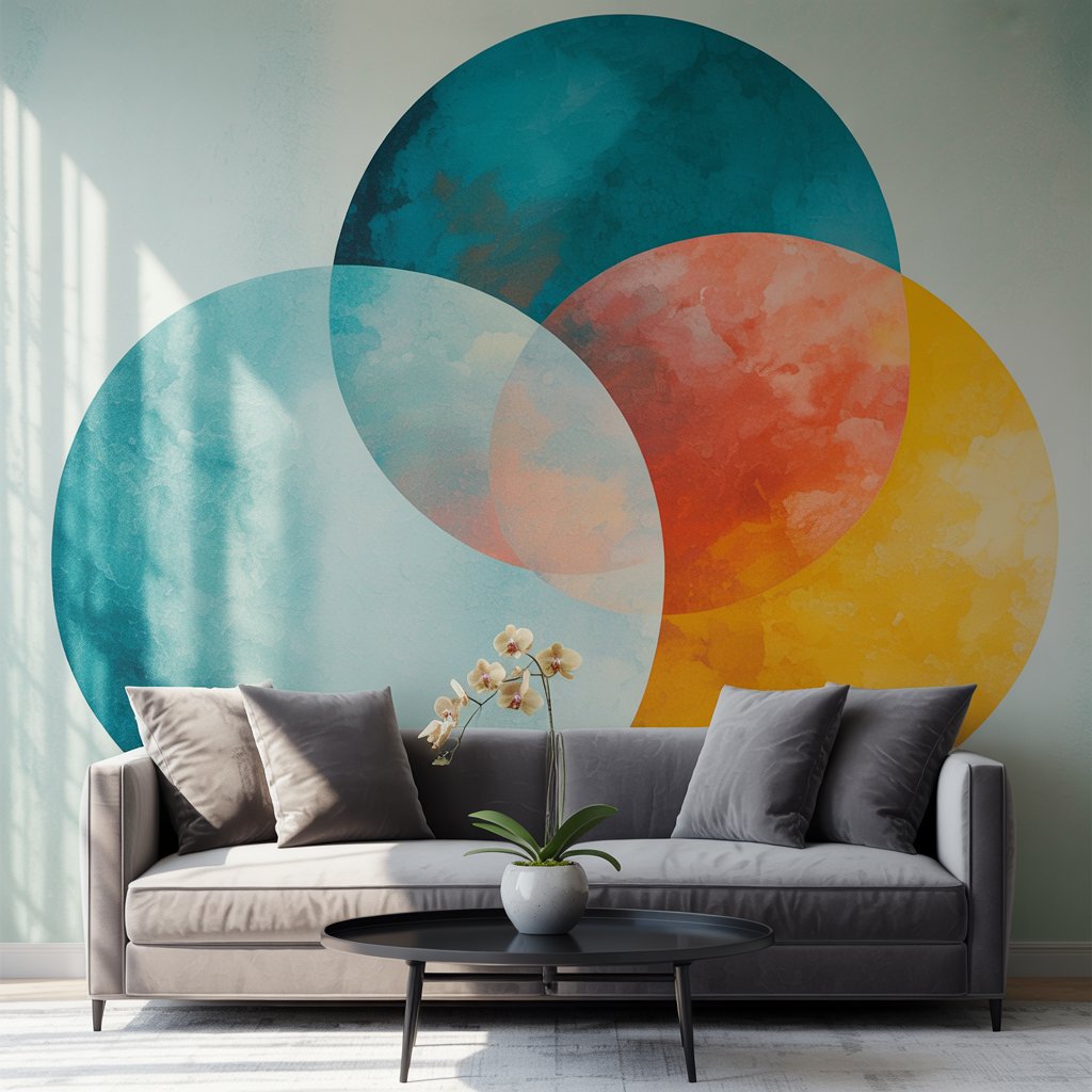 Modern wall mural