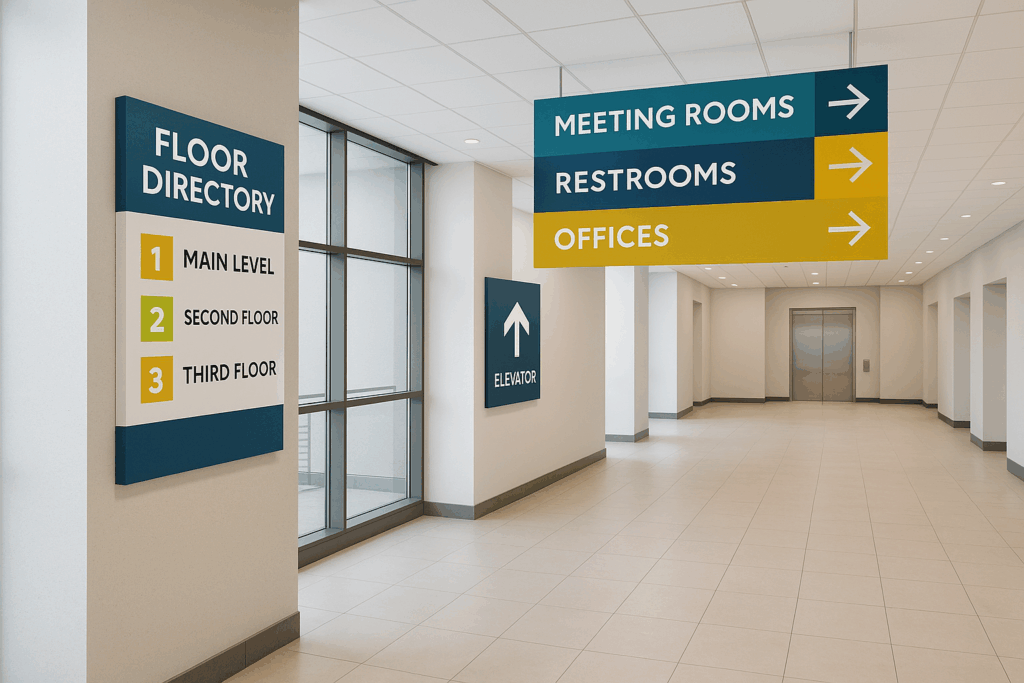 artitectural signs for office building