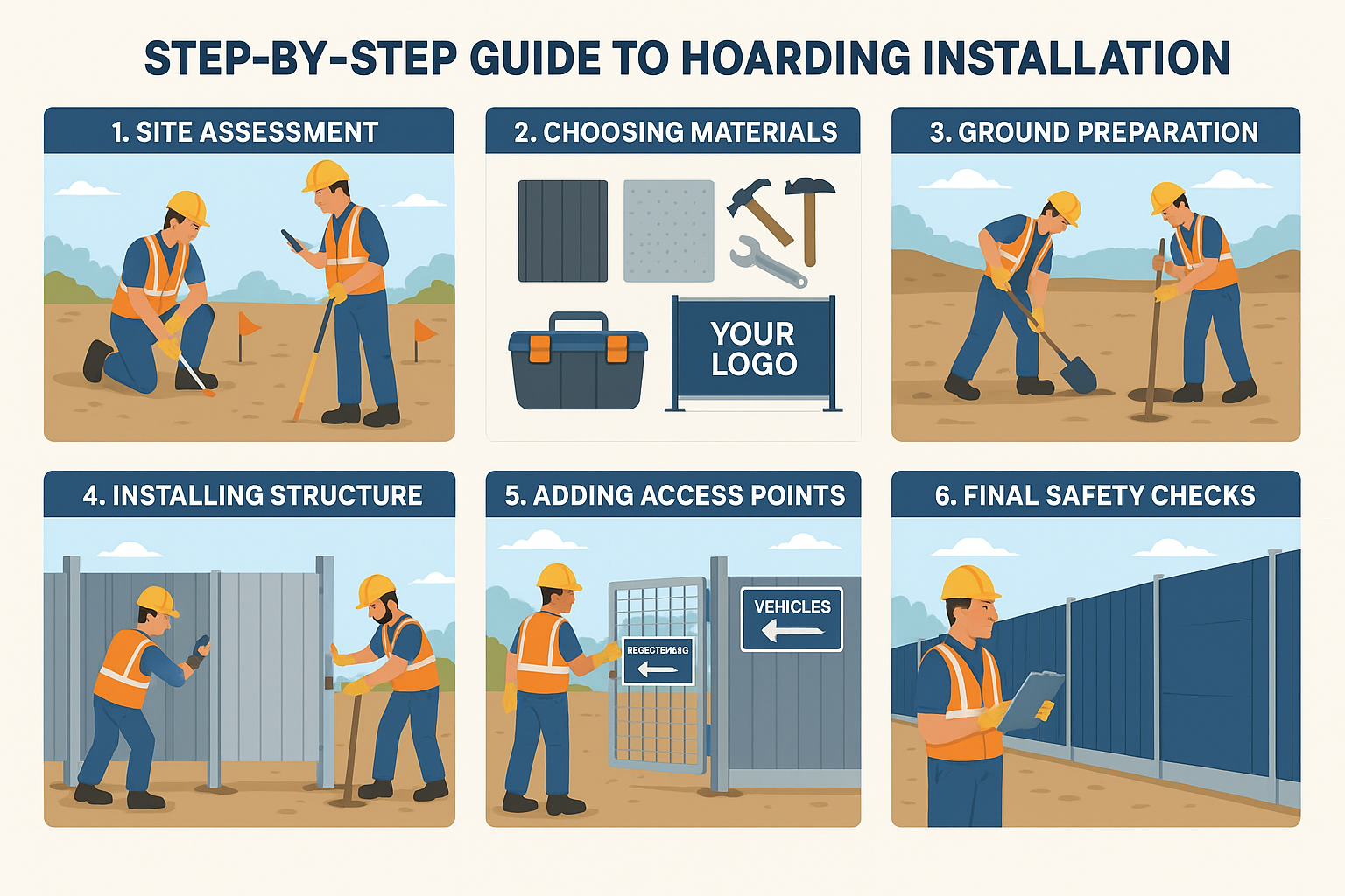 hoarding installation guide