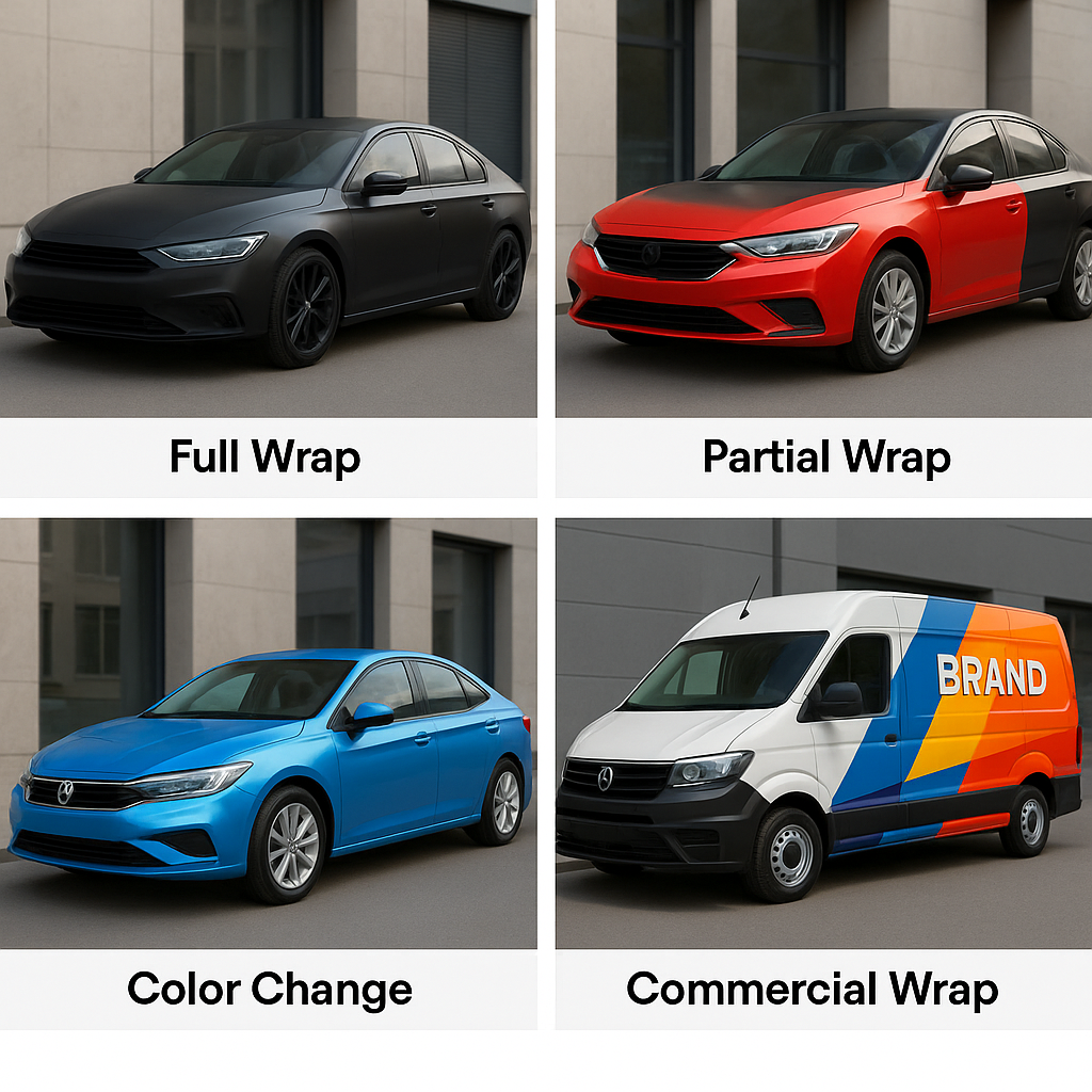 differnet types of wraps