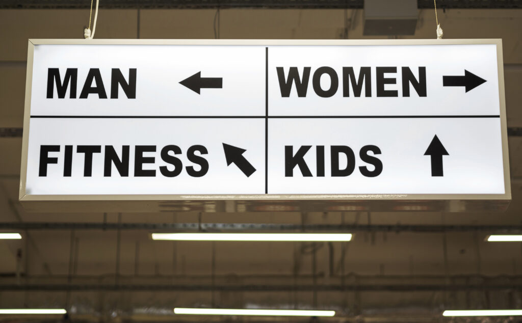 wayfinding signs