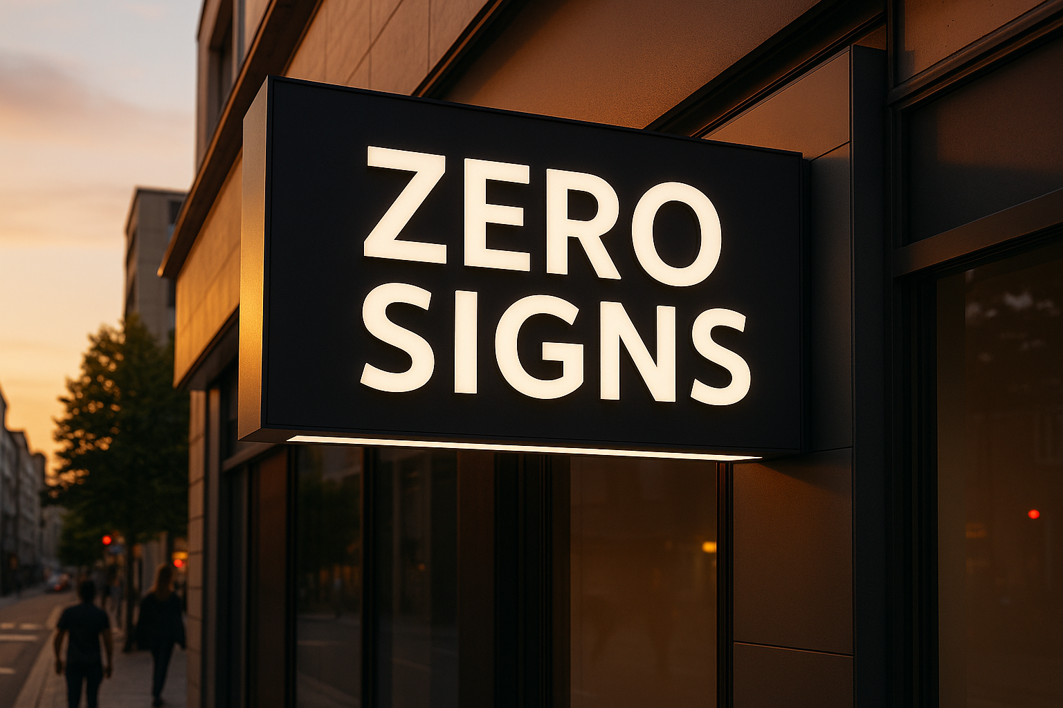outdoor signage