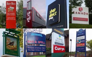 types of business signage
