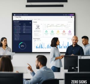HowDoesDigitalSignageEnhanceProjectManagemen