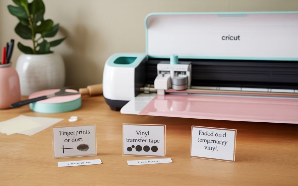 mistakes to make the acrylic signs using circut