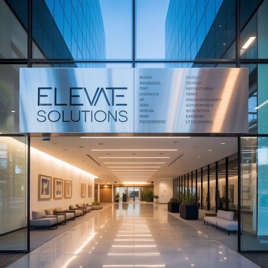office signage