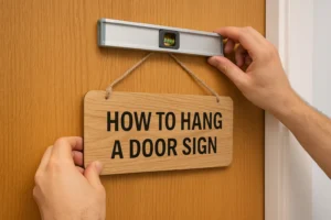 Hang a Door Sign